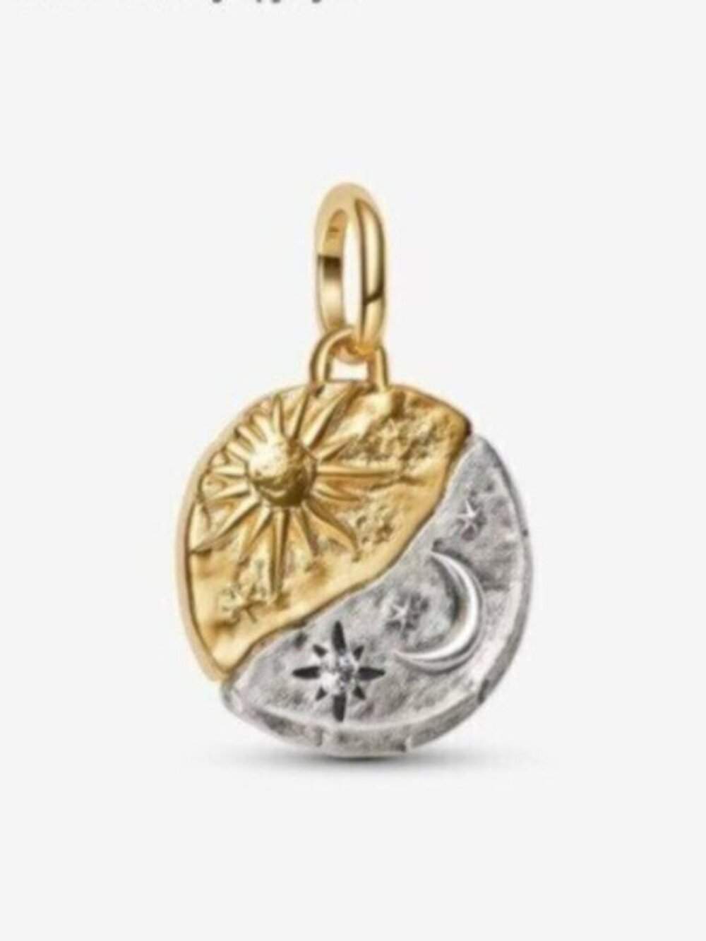 ✅NWT Pandora Sun and Moon Medallion Charm